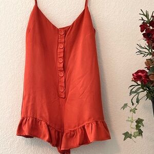 Orange romper